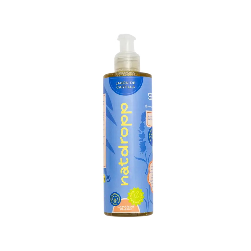 Jabón De Castilla Líquido Bio Lavanda Flash Natdropp 250ml