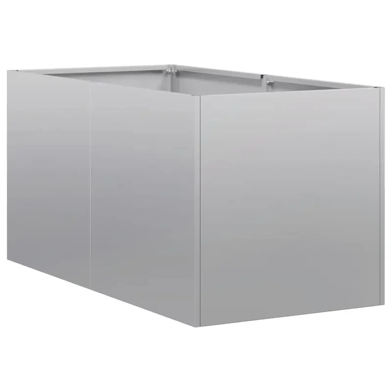 Jardinera 40x80x40 Cm De Acero Galvanizado
