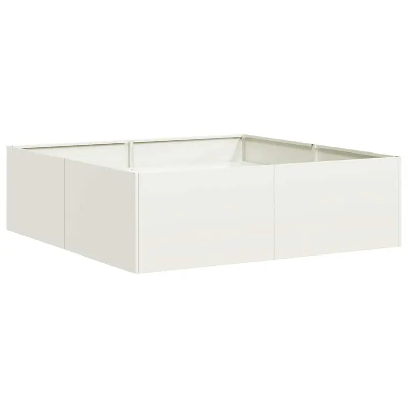 Jardinera Acero Blanco 100x100x30 Cm
