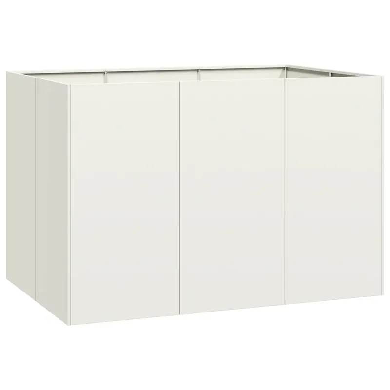 Jardinera Acero Blanco 120x80x80 Cm