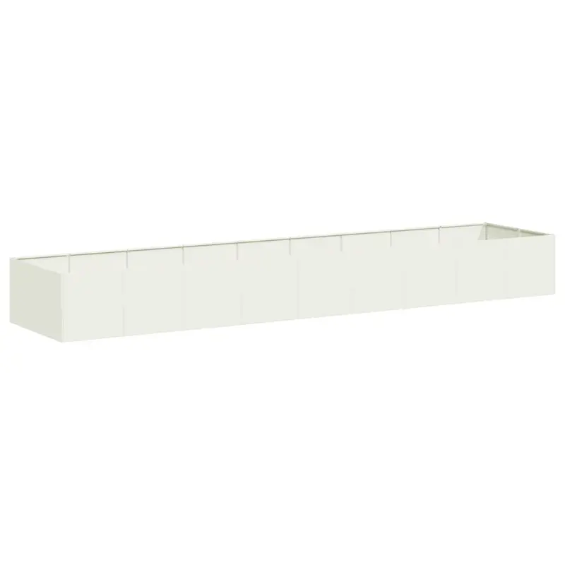 Jardinera Acero Blanco 360x80x40 Cm