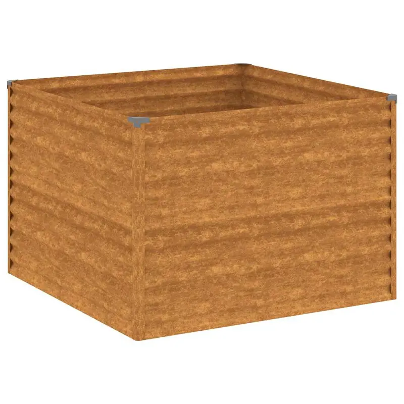 Jardinera De Acero Corten 100x100x69 Cm