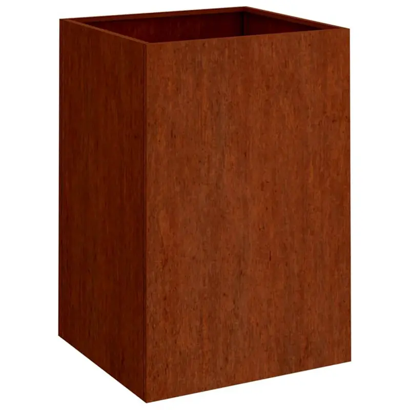 Jardinera De Acero Corten 52x48x75 Cm