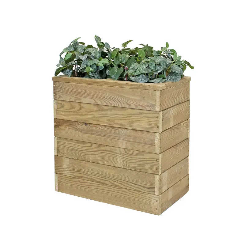 Jardinera De Madera Con Autorriego 60x34x60 Cm Nidum Basic Hortalia