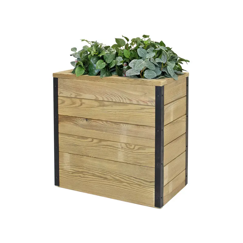 Jardinera De Madera Con Autorriego 60x34x60 Cm Nidum Hortalia