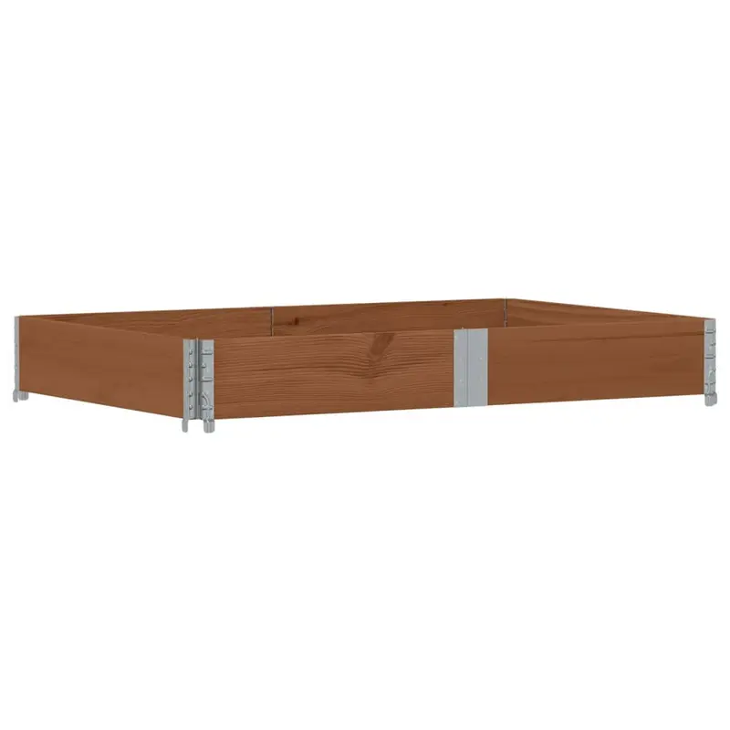 Jardinera De Madera Maciza De Pino Marrón 150x100 Cm
