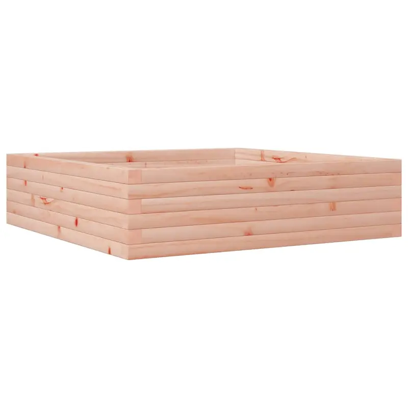 Jardinera De Madera Maciza Douglas 90x90x23 Cm