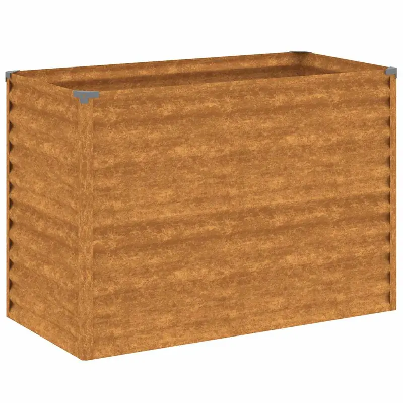 Jardinera Elevada 100x50x69 Cm Acero Corten