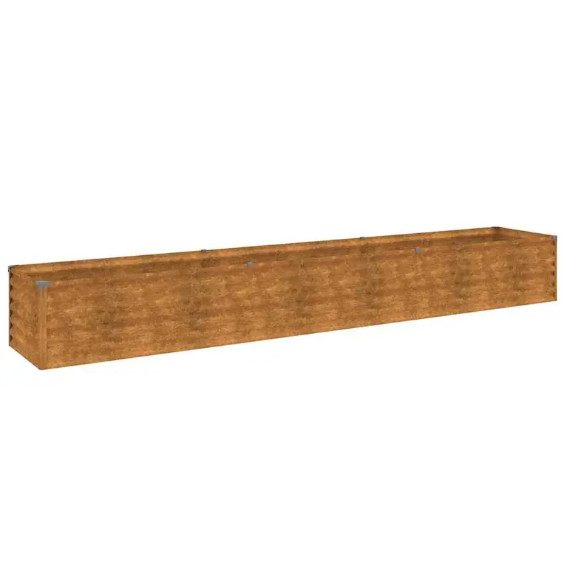 Jardinera Elevada 291x50x36 Cm De Acero Corten