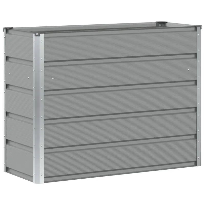 Jardinera Gris Claro 100 X 40 X 75 Cm Acero
