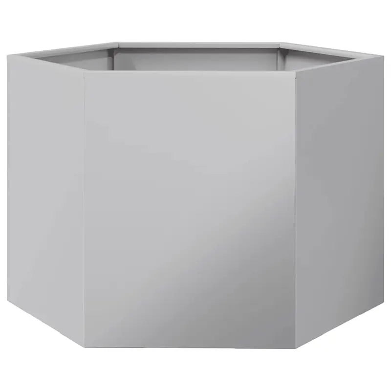 Jardinera Hexagonal Acero Galvanizado 69x60x45 Cm