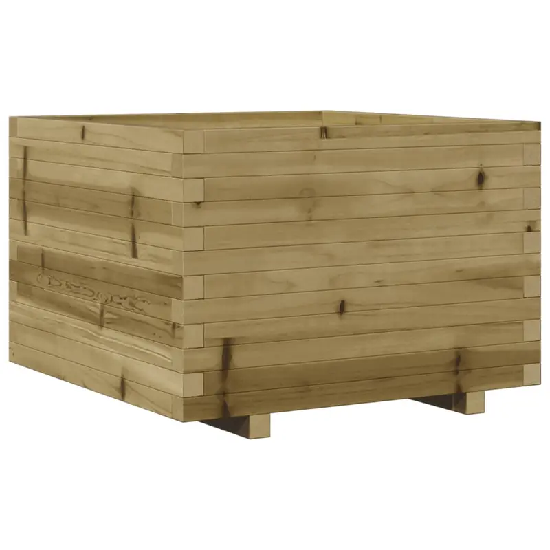 Jardinera Madera De Pino Impregnada 70x70x49,5 Cm