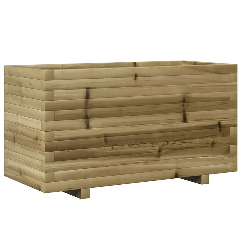 Jardinera Madera De Pino Impregnada 90x40x49,5 Cm