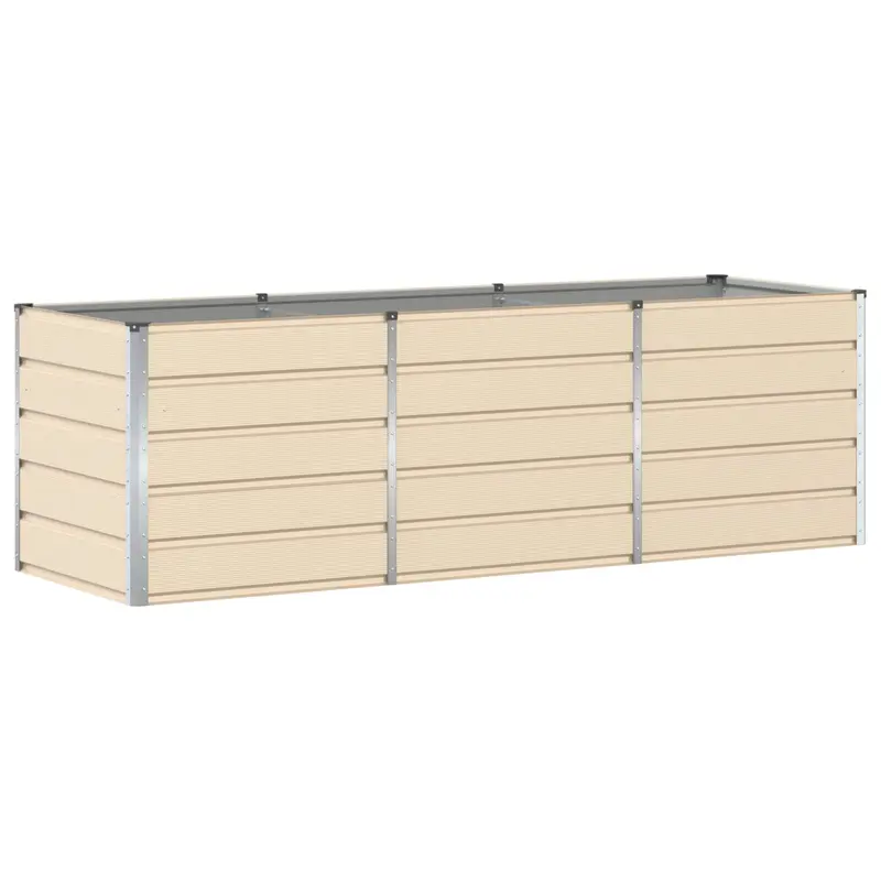 Jardinera Marfil 240 X 80 X 75 Cm Acero