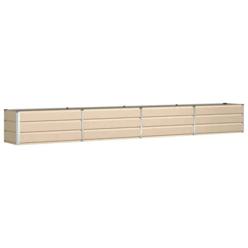 Jardinera Marfil 385 X 50 X 45 Cm Acero Galvanizado