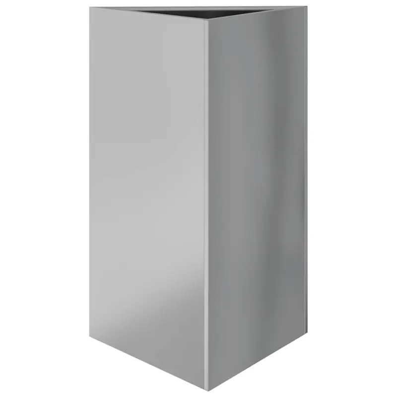 Jardinera Triangular Acero Galvanizado 50x43x75 Cm