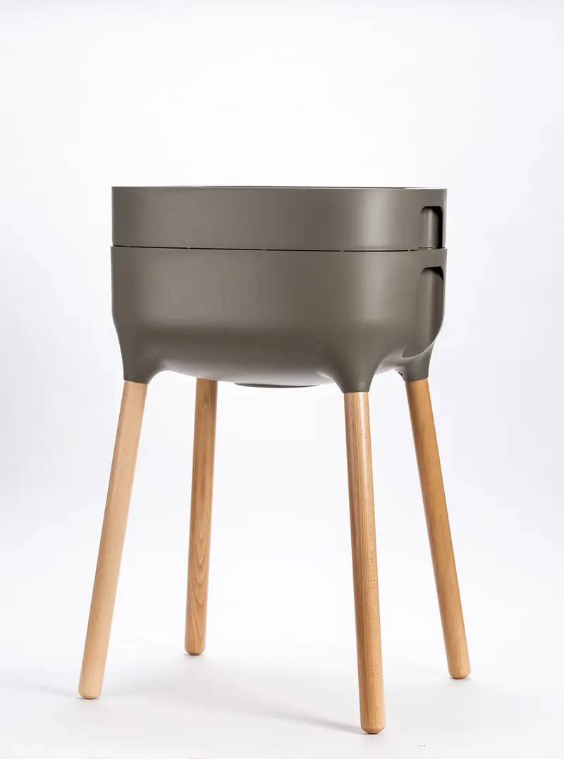 Jardinera Urbalive High Gris Con Auto-riego