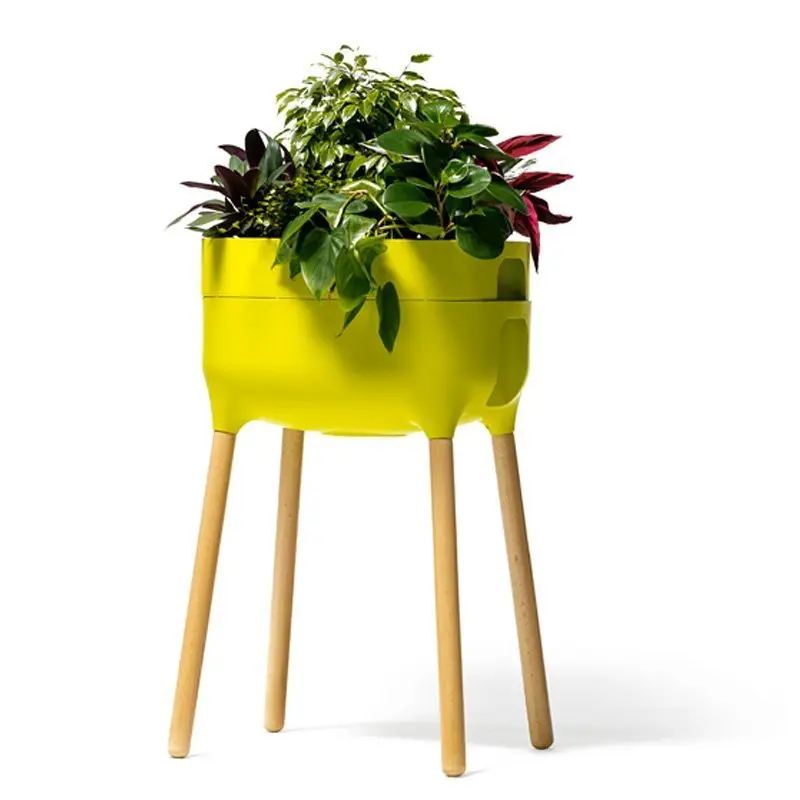 Jardinera Urbalive High Verde Claro Con Auto-riego