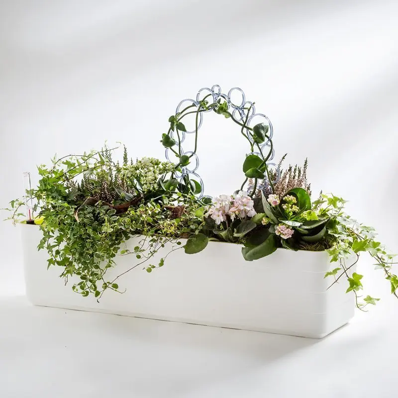 Jardineras Con Autorriego Berberis 60 Blanco