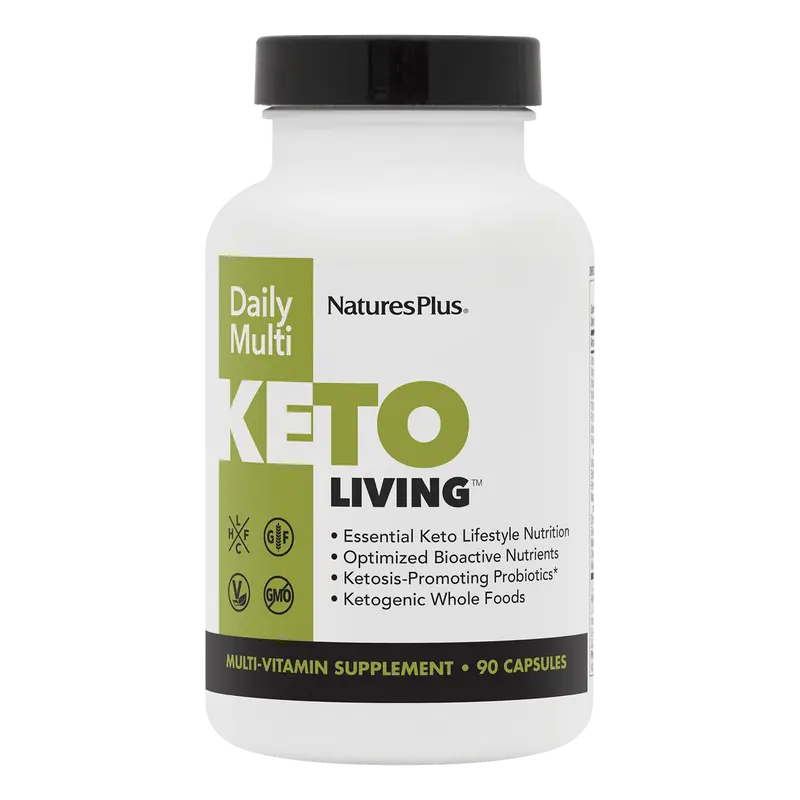 Keto Living Daily Multi · Nature's Plus · 90 cápsulas