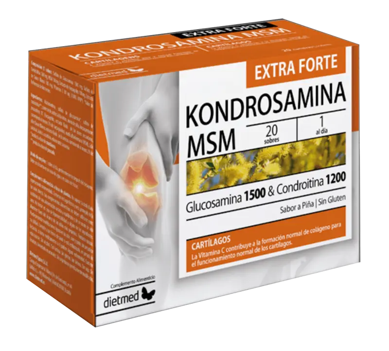 Kondrosamina MSM Extra Forte · DietMed · 20 sobres