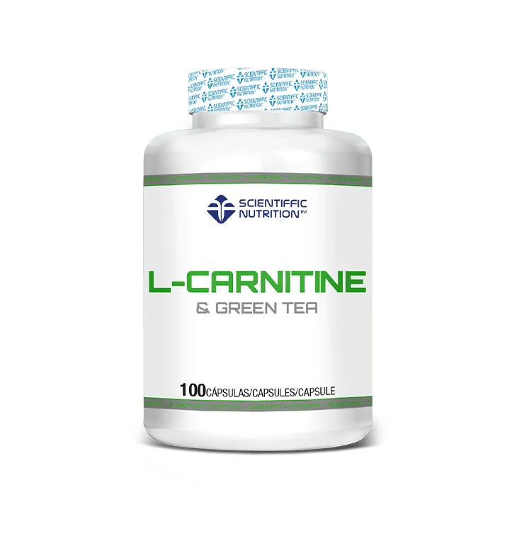 L-Carnitina y Té Verde · Scientiffic Nutrition · 100 cápsulas
