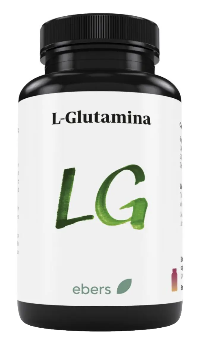 L-Glutamina 400 mg · Ebers · 60 cápsulas