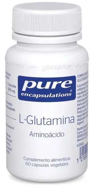 L-Glutamina · Pure Encapsulations · 60 cápsulas