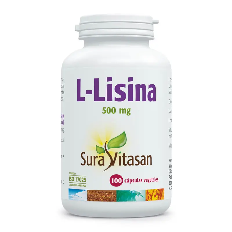 L-Lisina · Sura Vitasan · 100 cápsulas