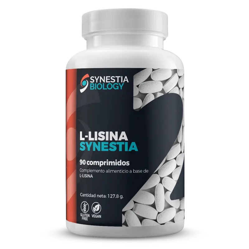 L-Lisina · Synestia Biology · 90 comprimidos