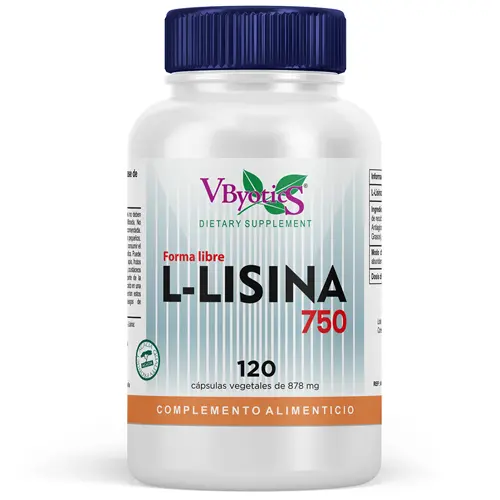 L-Lisina · VByotics · 120 cápsulas