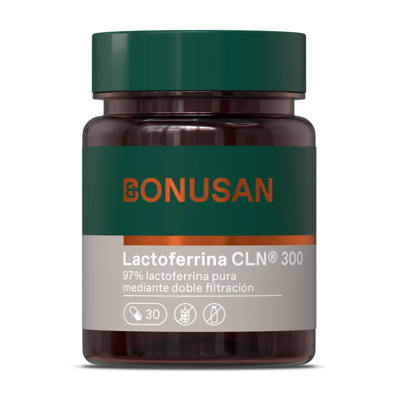 Lactoferrina CLN 300 mg · Bonusan · 30 cápsulas