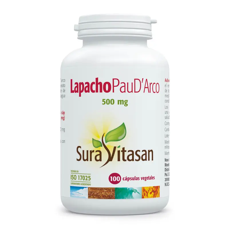 Lapacho - Pau D'Arco · Sura Vitasan · 100 cápsulas