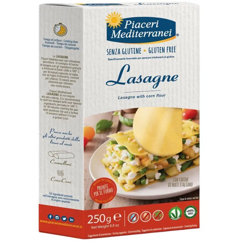 Lasagne de Maíz Sin Gluten 250g
