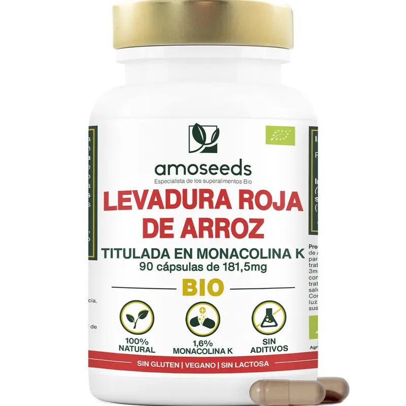 Levadura Roja De Arroz Bio | 90 Cápsulas