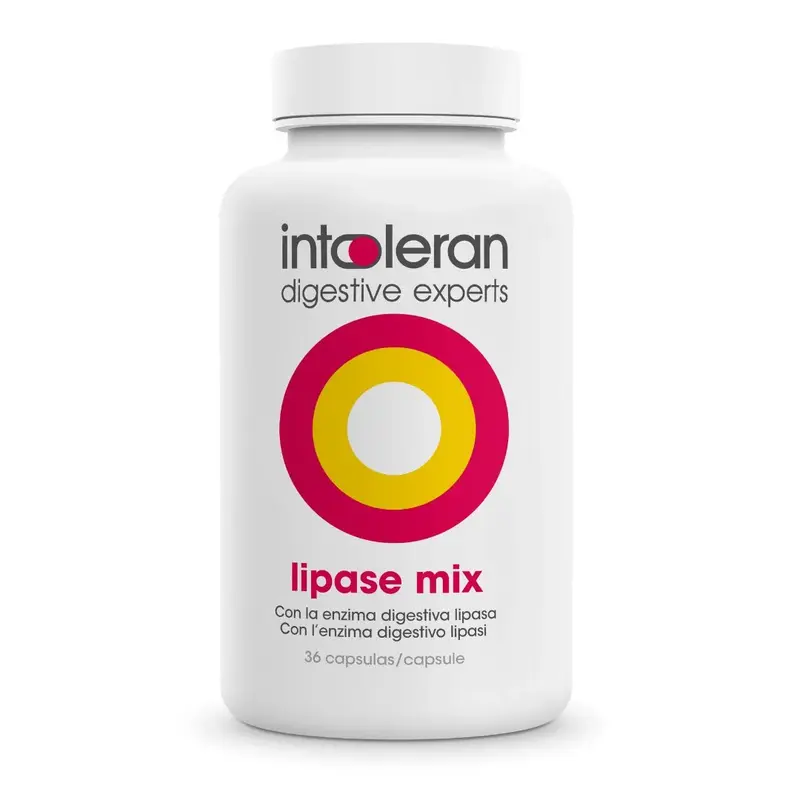 Lipase Mix · Intoleran · 36 cápsulas