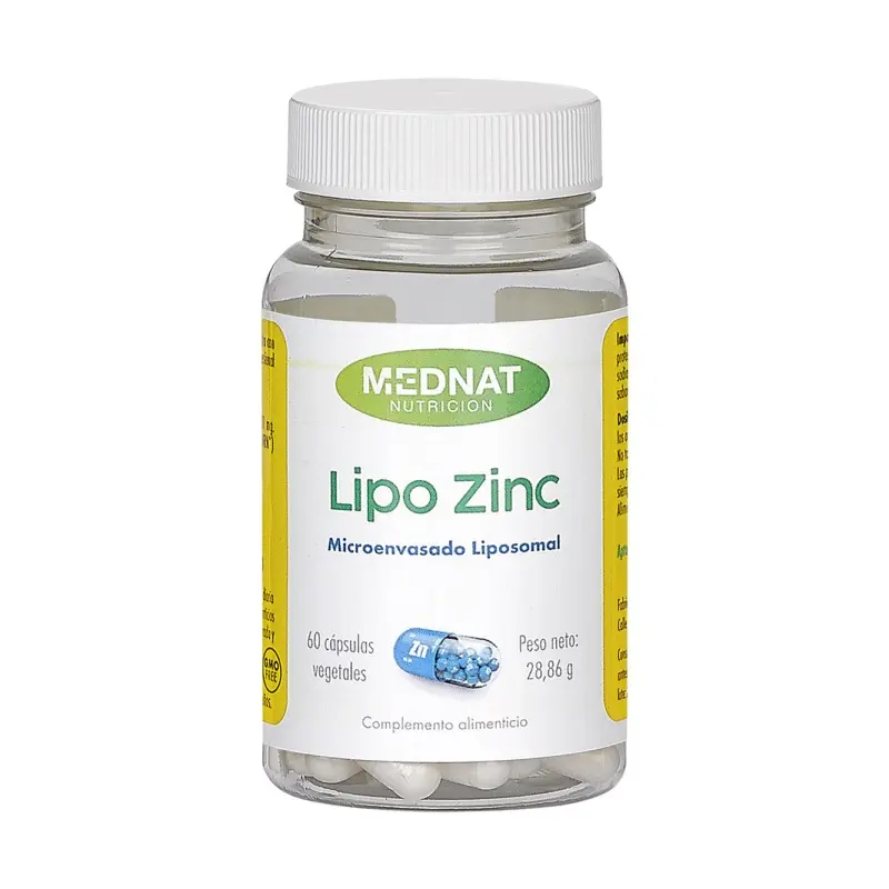 Lipo Zinc · MedNat · 60 cápsulas