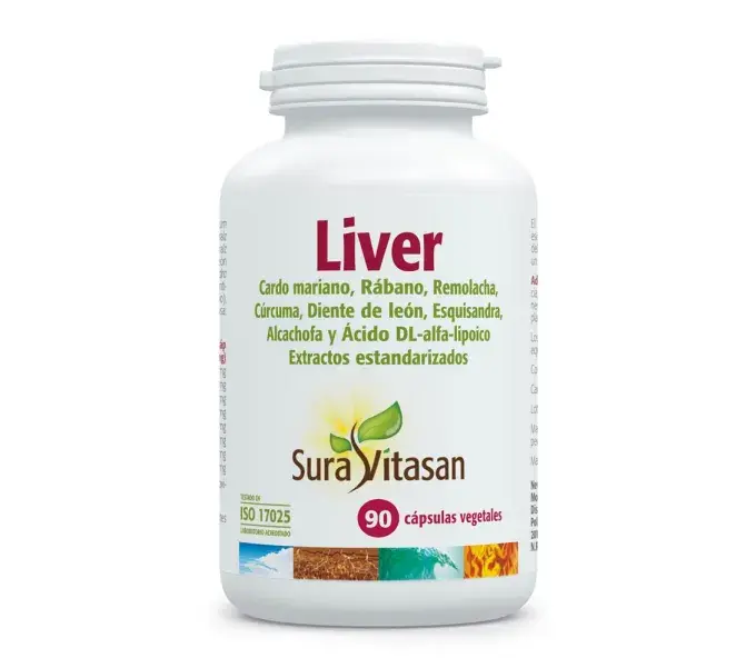 Liver · Sura Vitasan · 90 cápsulas