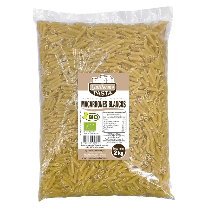 Macarrones Blancos Bio · Guillermo · 2 kg