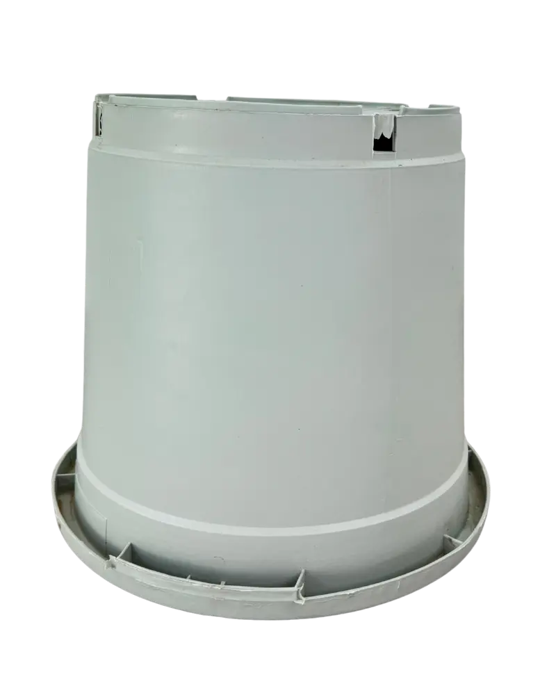 Maceta Redonda Blanca 37,5x29cm 17l