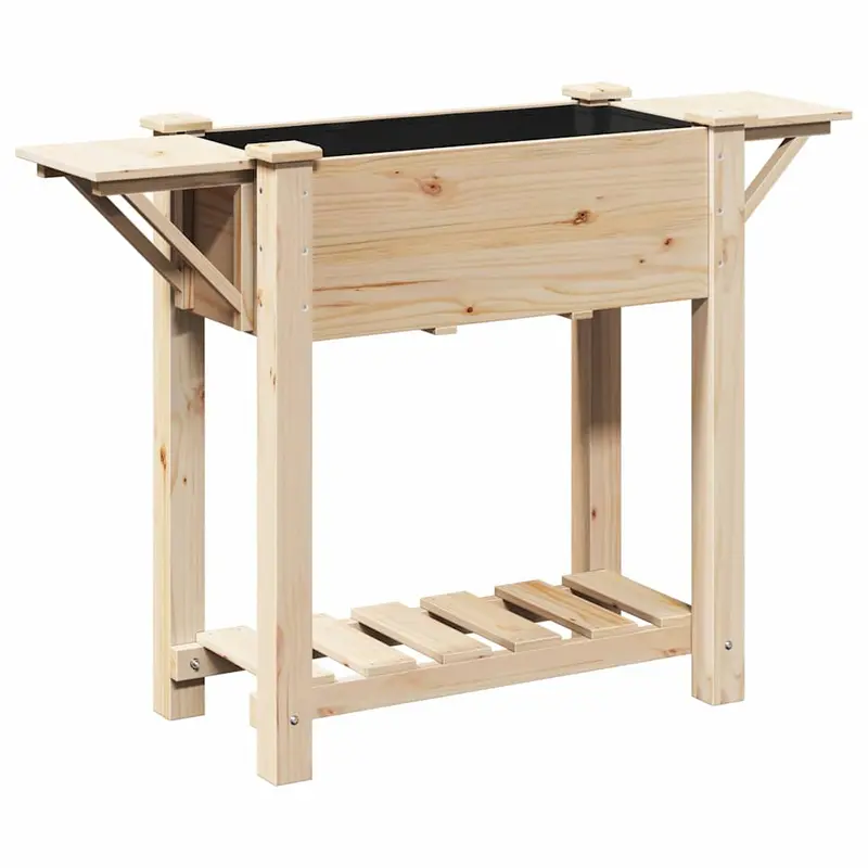 Macetero De Jardín Beige 111 X 37 X 76,5 Cm