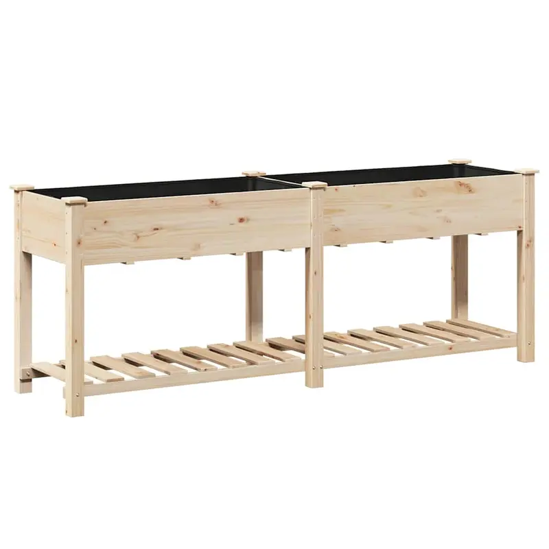 Macetero De Jardín Beige 203 X 53 X 76,5 Cm