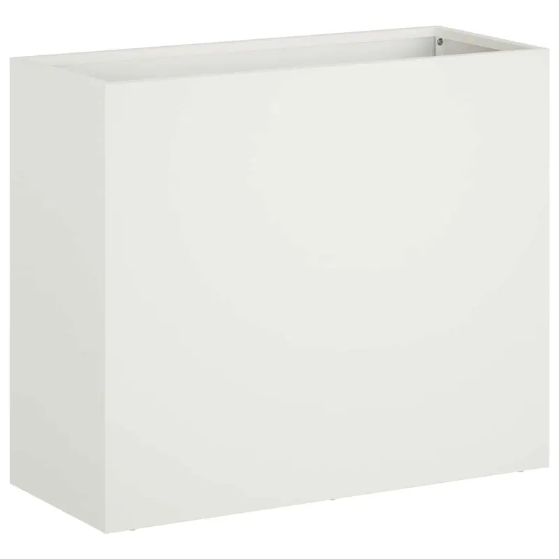 Macetero De Jardín Blanco 50 X 20 X 40 Cm