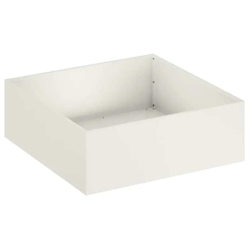 Macetero De Jardín Blanco 60 X 60 X 20 Cm