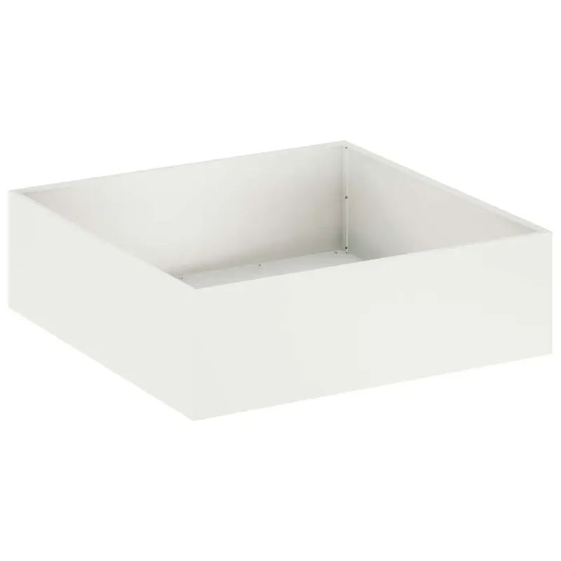 Macetero De Jardín Blanco 80 X 80 X 30 Cm