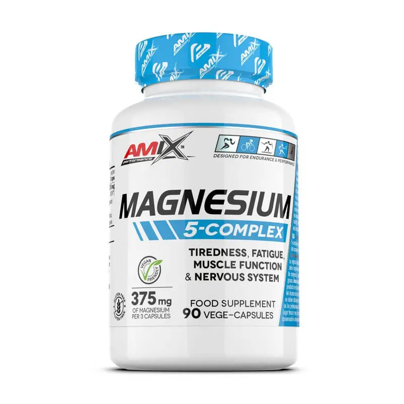 Magnesio 5 Complex - 90 Cápsulas - Magnesio - Amix Nutrition
