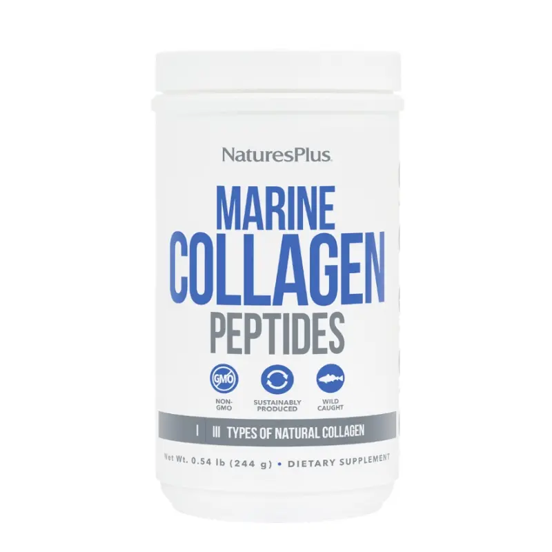 Marine Collagen Peptides · Nature's Plus · 244 gramos