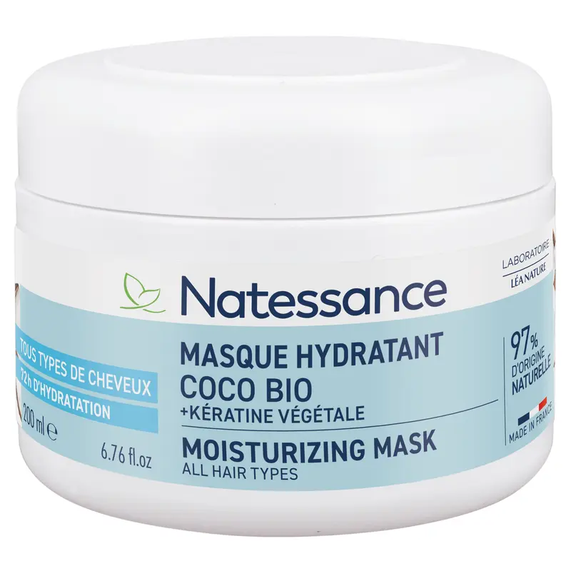 Mascarilla Capilar de Coco · Natessance · 200 ml