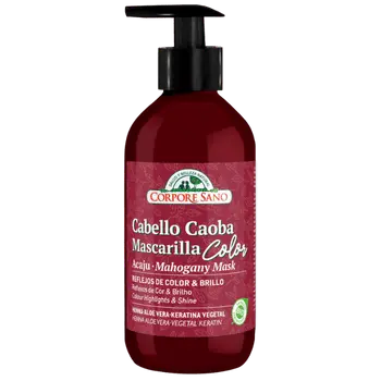 Mascarilla Color Cabello Caoba · Corpore Sano · 280 ml