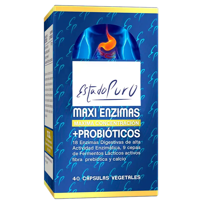 Maxi Enzimas con Probióticos · Tongil · 40 cápsulas